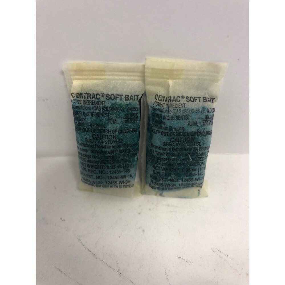 25 Contrac Soft Bait Packs for Rodents .